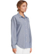 Long Sleeve Striped Oversized Shirt