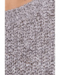 Petite Peruvian Cotton Cloud Twist Crew Neck Sweater