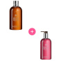 Molton Brown Перезарядка геля для ванны и душа с черным перцем Перезарядка геля для ванны и душа с черным перцем 300,00 мл + гель для ванны и душа с огненно-розовым перцем 300,00 мл 2 × 300 мл гель для ванны и душа: черный перец + огненно-розовый перец - 