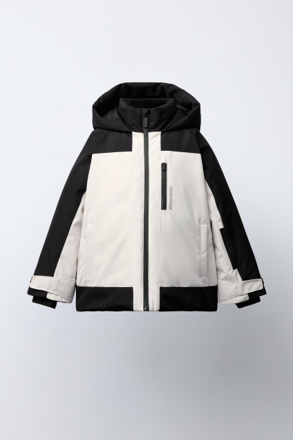 Zara ВОДОНЕПРОНИЦАЕМАЯ И ВЕТРОЗАЩИТНАЯ КУРТКА COLOR BLOCK 502976253-093-24