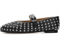 Hera Grommet Mary Jane Flat - Bezel Crys