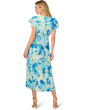 Printed Flutter Ankle Dress
