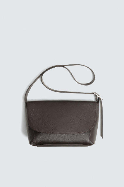 Zara Кожаная сумка-накидка 498243176-700-3