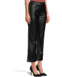 The Lyra Slim Ankle Vegan Leather in Black
