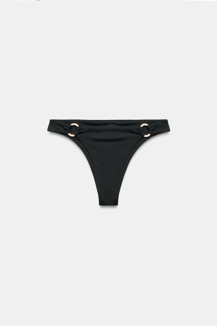 Zara БРЮКИ-БИКИНИ С МЕТАЛЛИЧЕСКИМИ АППЛИКАЦИЯМИ 497134817-800-1