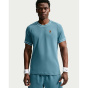 Nike Мужские футболки/майки ku.Мужской теннисный топ с коротким рукавом Arm He/Uni Court Heritage f_r