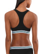 Contrast Band Stretch Cotton Bralette