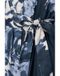 Long Sleeve Floral Cotton Aline