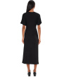 Short Sleeve Side Rouche Dress