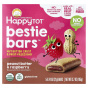 Happy Family Organics, Happy Tot®, Bestie Bars™, арахисовая паста и малина, 5 батончиков по 21 г (0,74 унции)