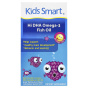 Kids Smart, Kids Smart®, рыбий жир с омега-3 и высоким содержанием ДГК, с фруктовым вкусом, 30 жевательных лопающихся капсул