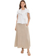 Organic Linen Round Neck Shell