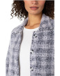 Long Sleeve Collared Bomber Sweater Jacket