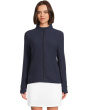Textured Waffle Knit Full-zip Jacket
