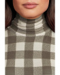 Long Sleeve Turtle Fishtail Mini Dress