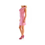 Kleid m. Zierelement, rose