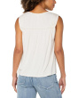 Sleeveless Shirred Detail Knit Top