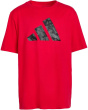 adidas Kids Футболка с линзовидным камуфляжным логотипом (Big Kid)