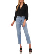 Collared Long Sleeve Blouse With Shirtale