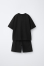 Zara КОМПЛЕКТ черных ФУТБОЛОК И ШОРТ-БЕРМУД