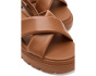 Halo Criss Cross Lug Sandals