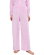 Minky Fleece Long Sleeve Notch Top & Long Pants Set