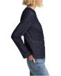 Collarless Jacket In Rinse