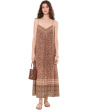 Coastal V-neck Maxi Dress