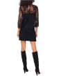 Scalloped Hem Round Neck Long