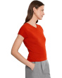 High V-Neck Short Sleeve