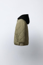 Zara СТЕГАНАЯ КУРТКА С КАПЮШОНОМ ИЗ КОМБИНИРОВАННОГО МАТЕРИАЛА 510015513-505-18