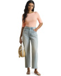 Stretch Cotton Boatneck Top