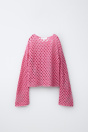 Zara КРАСНЫЙ СВИТЕР 528552156-926-7