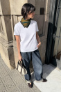 Zara ГОРОДСКАЯ СУМКА ИЗ КОМБИНИРОВАННОГО МАТЕРИАЛА 516397542-111-3