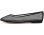 Jayna Leather-Trim Mesh Flats