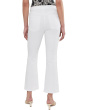 The Stretch Flare Crop Jean in Tile White
