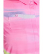Painted Sunset Crossover V-Neck Cap Sleeve