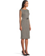 Cap Sleeve Ponte Belted Sheath