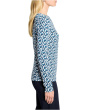 Petite Long Sleeve Printed Boat Tee