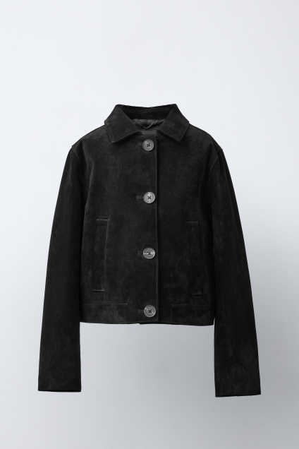 Zara КУРТКА ИЗ 100% КОЖИ 497836054-800-7