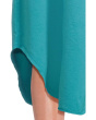 Short Sleeve Maxi Shirttail Crew Neck Dress