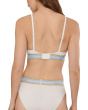Icon Cotton Modal Stripe Triangle Bralette