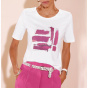 Cr_ation L Брюки-стрейч с завышенной талией цвета фуксии