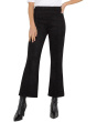 Pearl Crop Flare Hi Rise Sueded Scuba