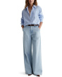 Stella Mid-Rise Wide Leg Palazzo Jeans in Idol