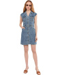 Ruth- Denim Front Dress With Flared Sleeve