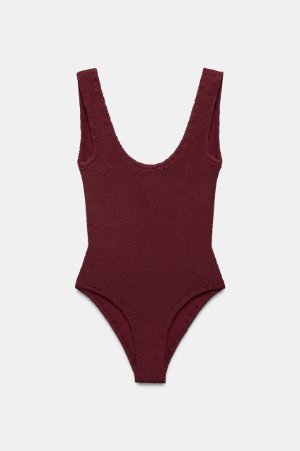 Zara КУПАЛЬНИК СО СТРУКТУРНЫМ РИСУНКОМ 505410595-700-3