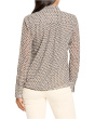 Abstract Dot Falling Chiffon Top