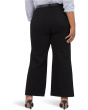 Plus Meg High Rise Fab Ab Wide Leg Raw Hem-long Inseam