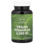 MRM Nutrition, Nutrition, витамин D3 для веганов, 2500 МЕ, 60 веганских капсул